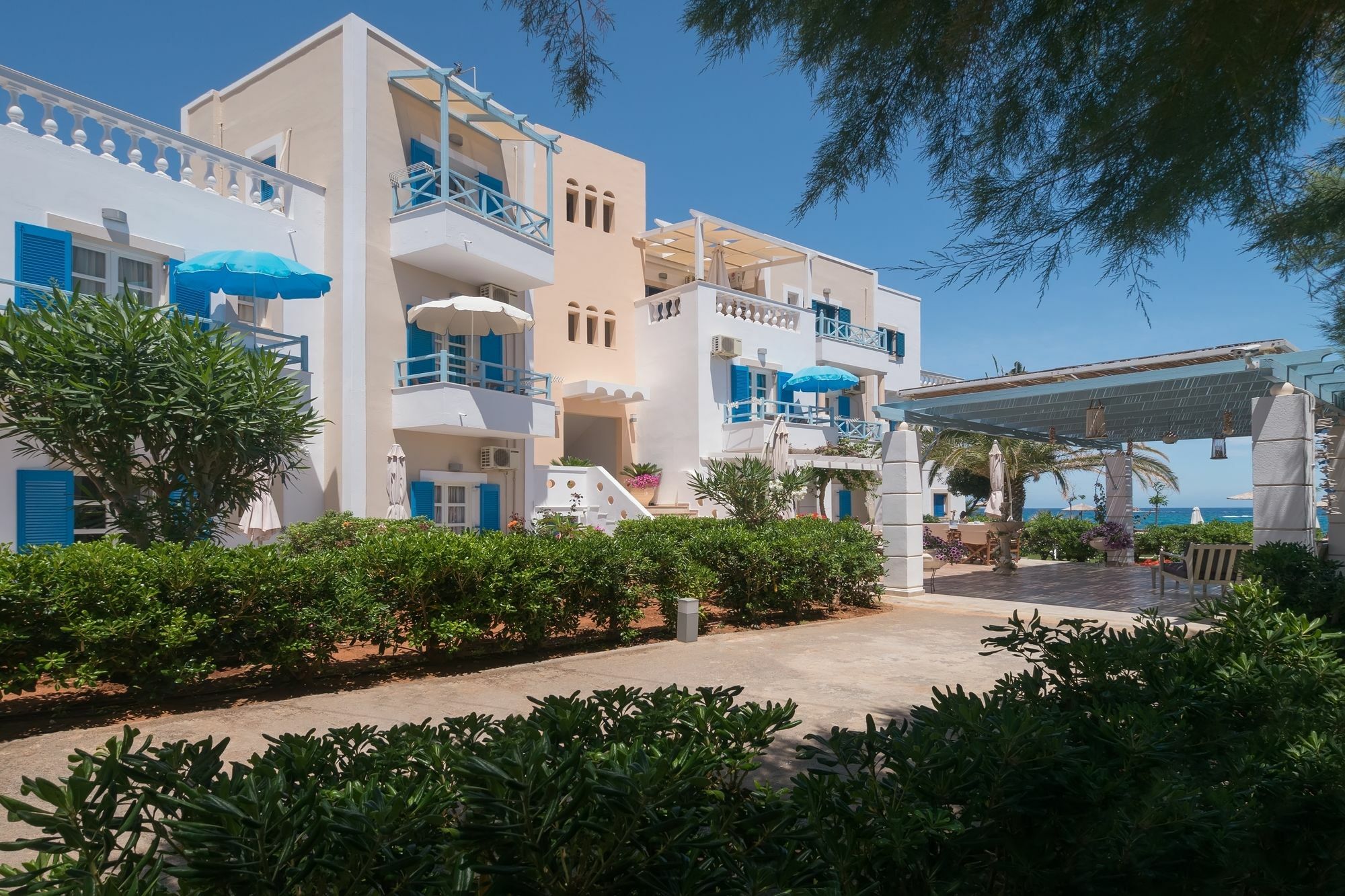 Pyrgos Beach Hotel Apartments Malia Eksteriør billede